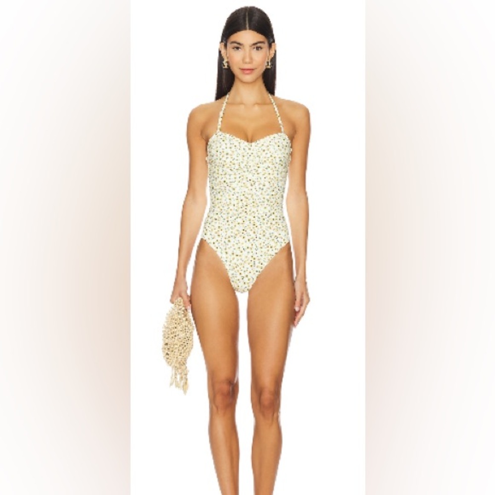 Sunflower Halter Swimsuit